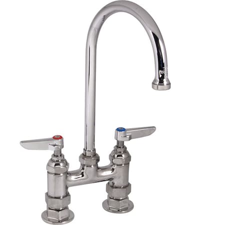 T&S Brass Faucet, 4"Deck , Gsnk, Leadfree 325